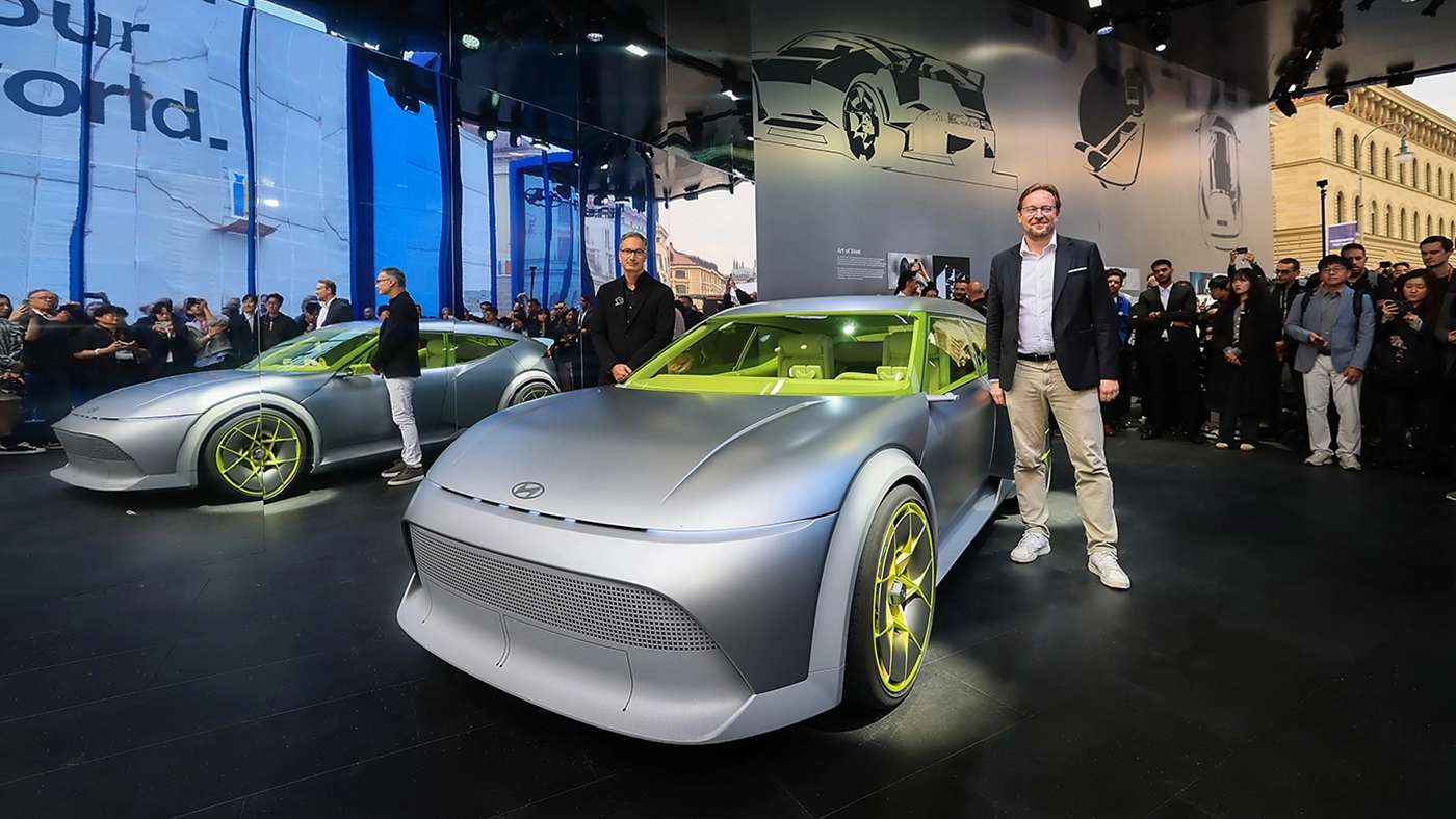 Hyundai Motor estrena  el concepto totalmente eléctrico THREE en IAA Mobility 2025