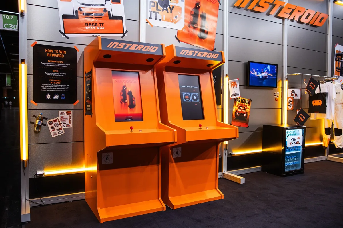 (Image 3) Hyundai Motor INSTEROID Retro Arcade game, gamescom 2025