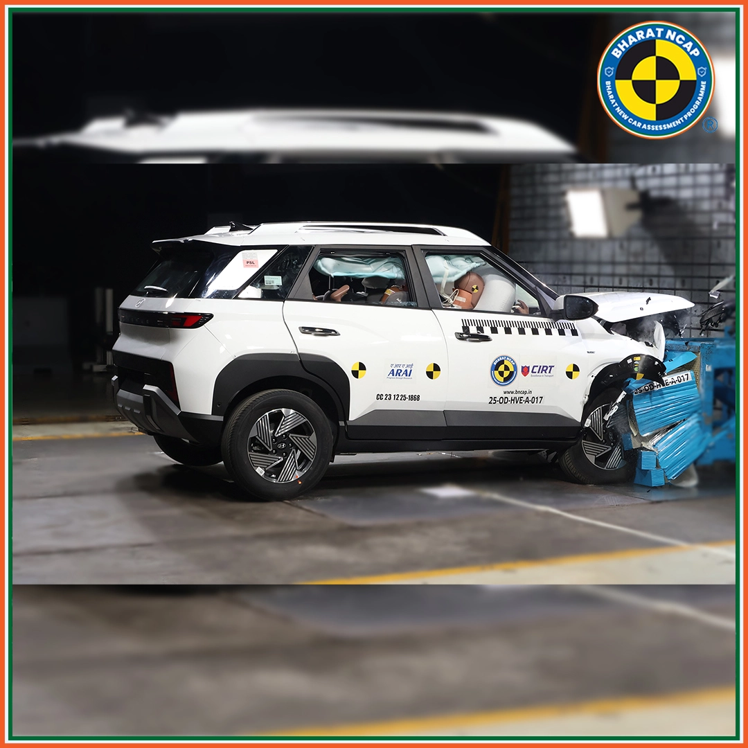 El completamente nuevo Hyundai VENUE y VENUE N Line logran calificación de seguridad de 5 estrellas en Bharat NCAP