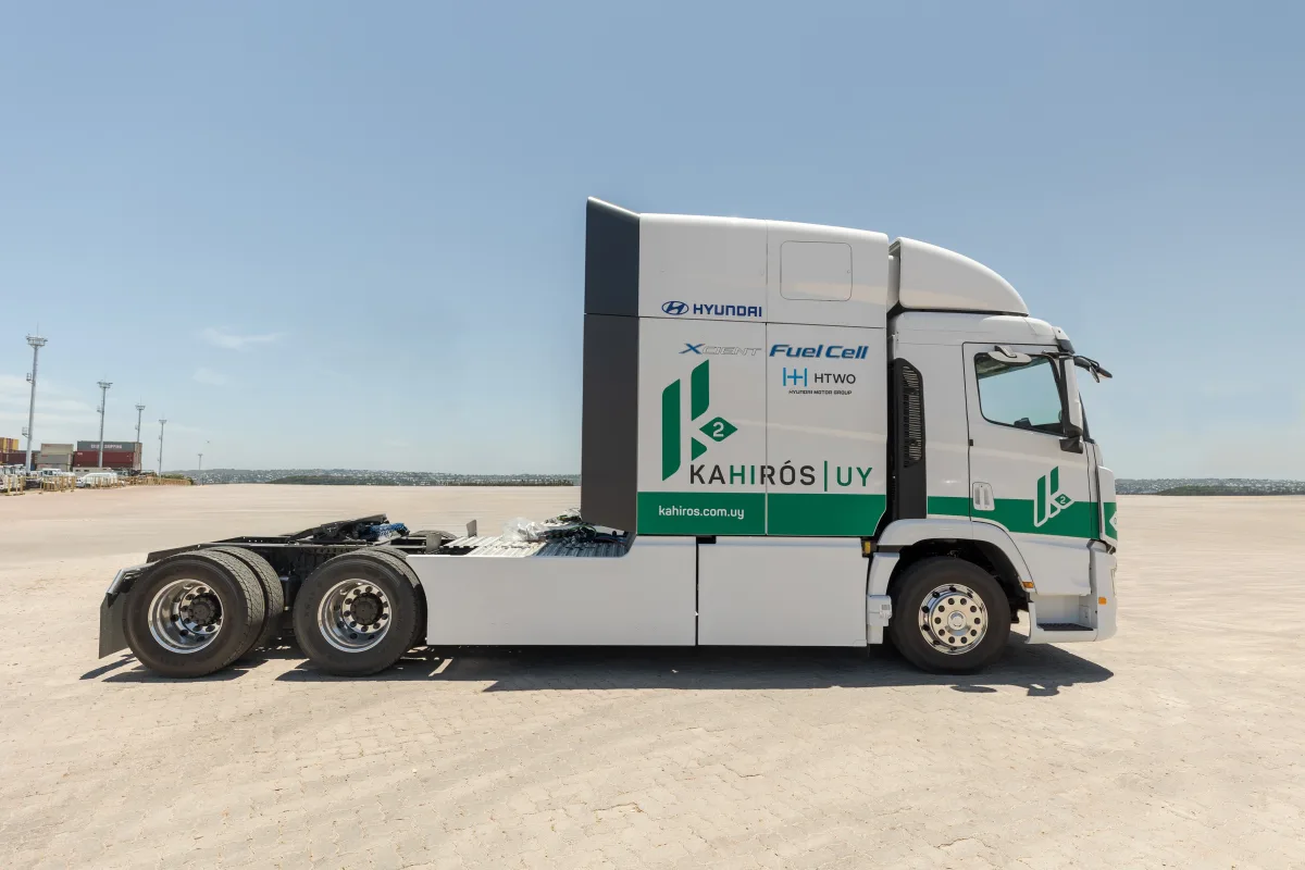 Flota de camiones Hyundai XCIENT Fuel Cell del Proyecto Kahirós en Uruguay