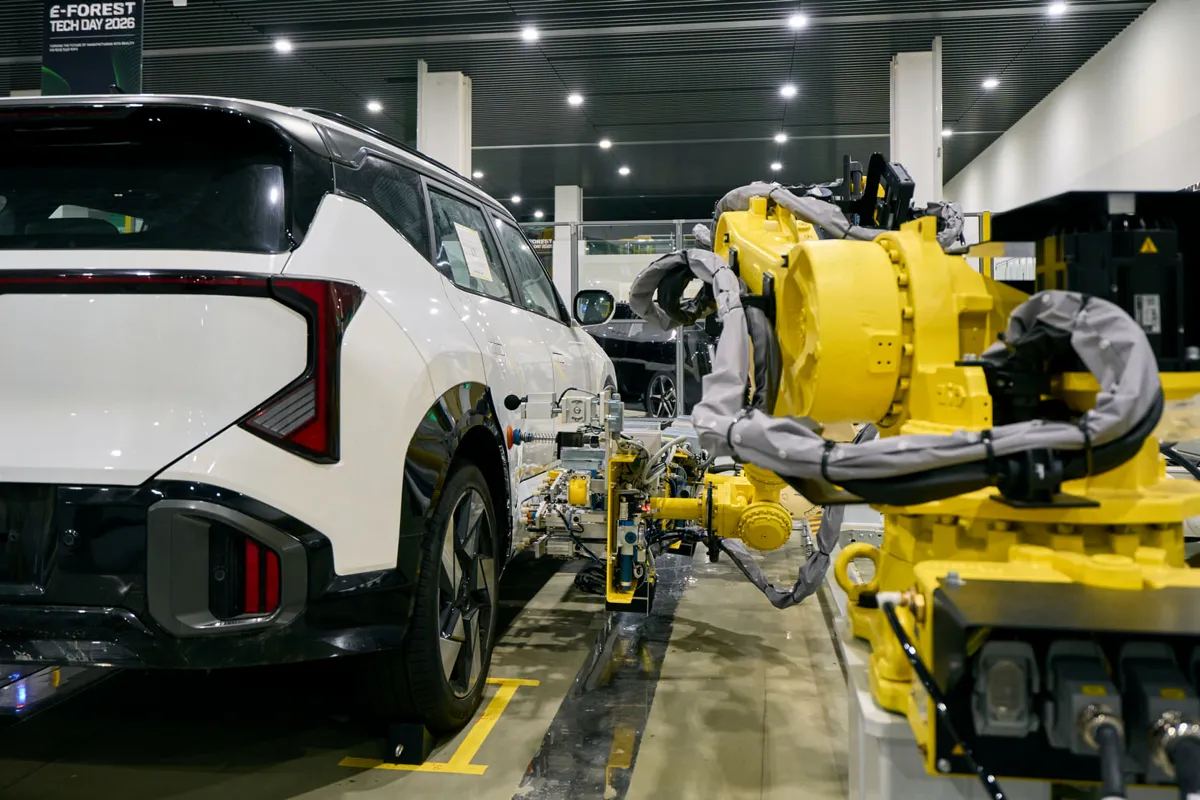 Hyundai Motor y Kia presentan tecnologías de fabricación inteligente y su visión de SDF en E-FOREST TECH DAY 2026